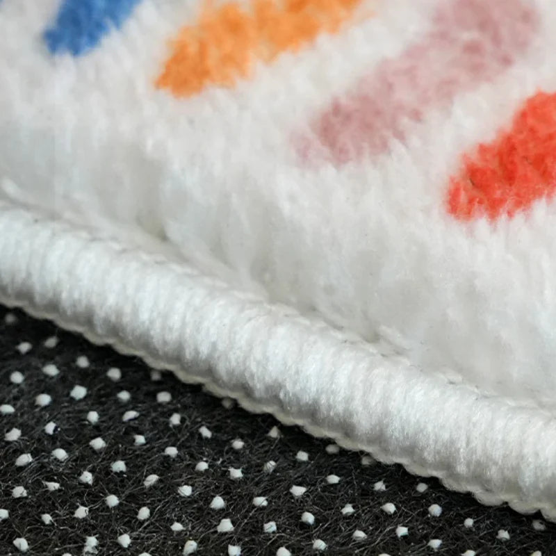 PROMO OUTLET - Tapete Redondo Infantil - Coleção Flor de Algodão