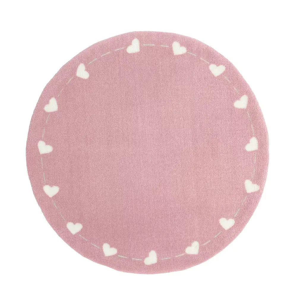 Tapete Infantil Redondo Coleção Amor Perfeito