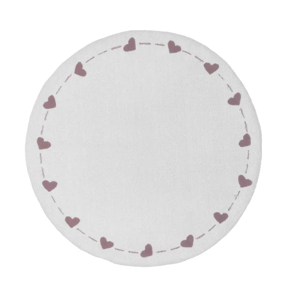 Tapete Infantil Redondo Coleção Amor Perfeito