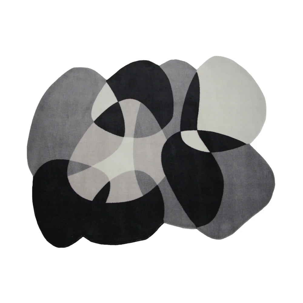 Tapete Orgânico Abstrato Grande - Coleção Flow