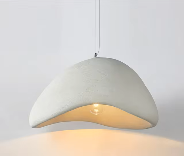 Lustre Moderno Feito à Mão - Estilo Wabi-Sabi Japonês