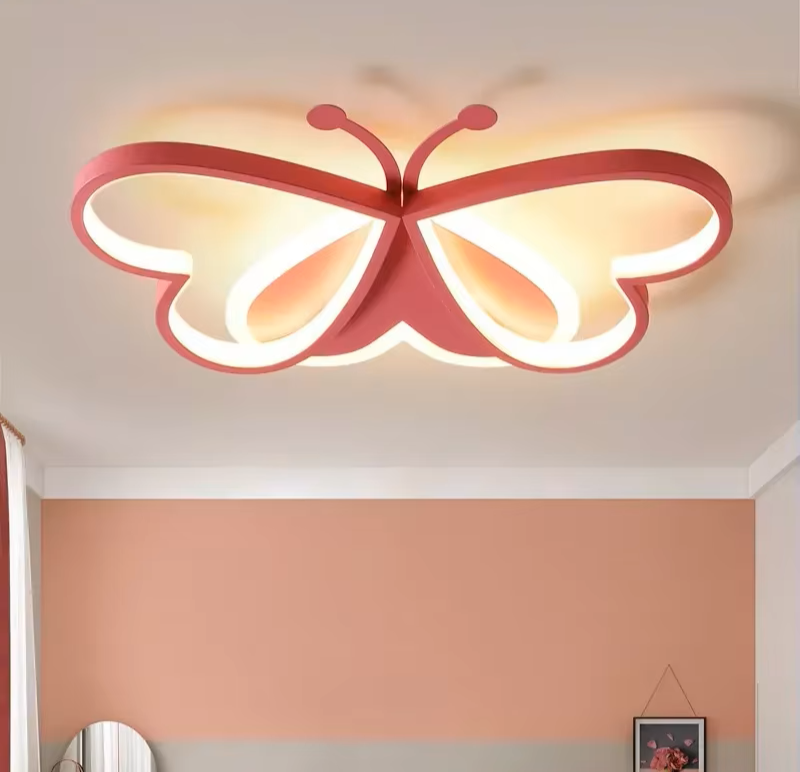 Lustre Decorativo Infantil Butterfly LED