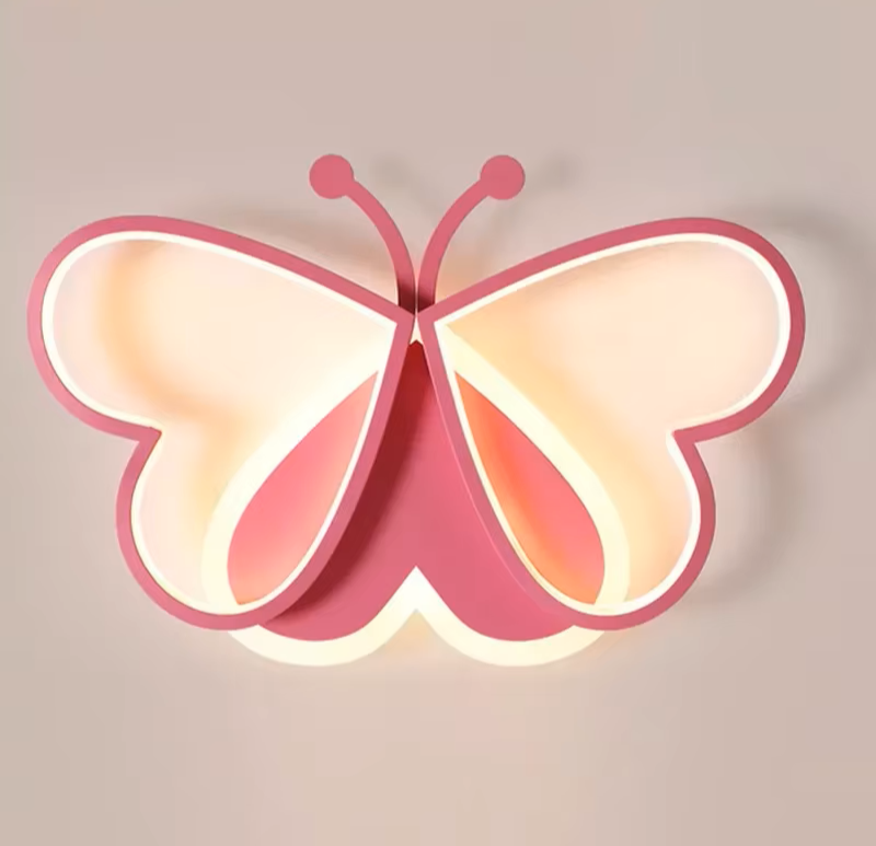 Lustre Decorativo Infantil Butterfly LED