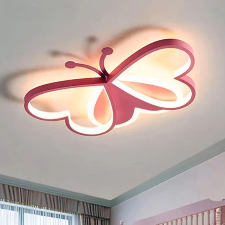 Lustre Decorativo Infantil Butterfly LED