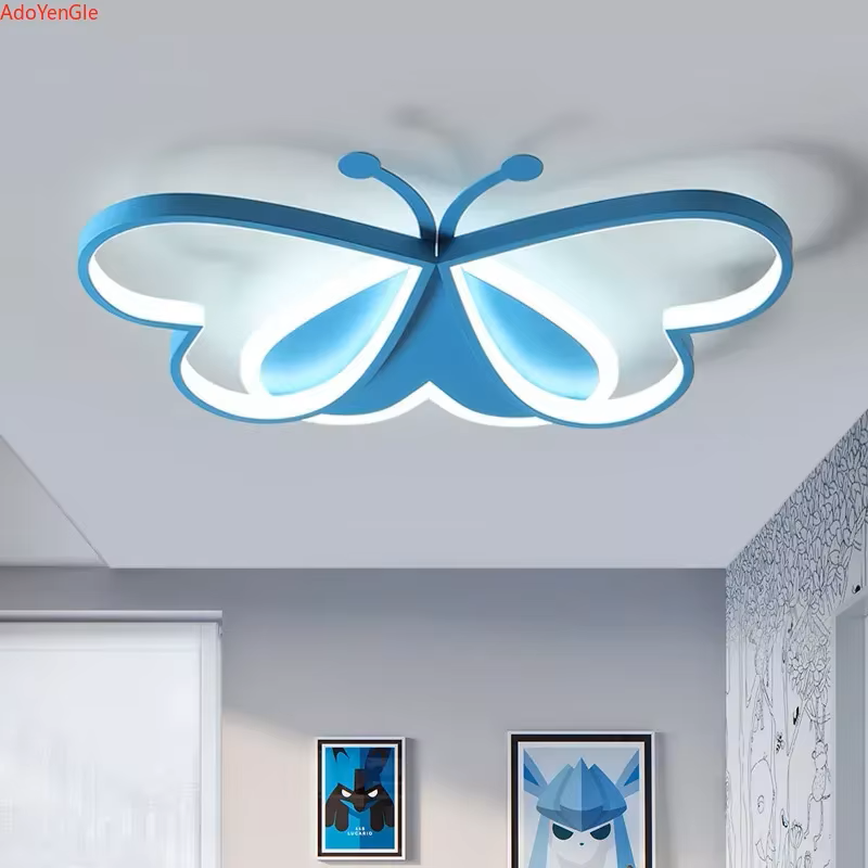 Lustre Decorativo Infantil Butterfly LED