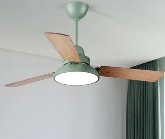 Ventilador de teto moderno com Luminária - ZenithBreeze Street