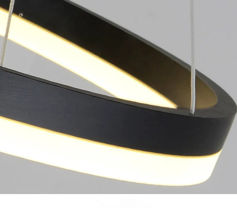 Lustre Pendente Circular em Led com controle remoto - Nordic Europe LUX