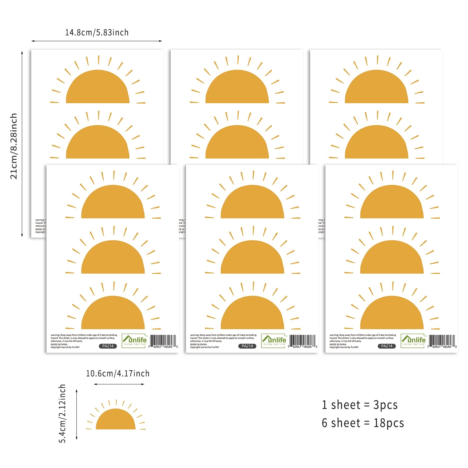 Adesivos decorativos infantis para parede