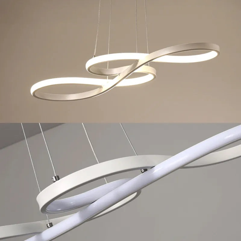 Lustre Pendente moderno LED com controle remoto - Infinity