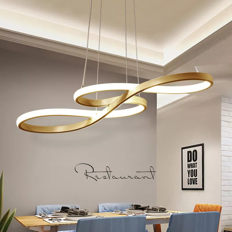 Lustre Pendente moderno LED com controle remoto - Infinity