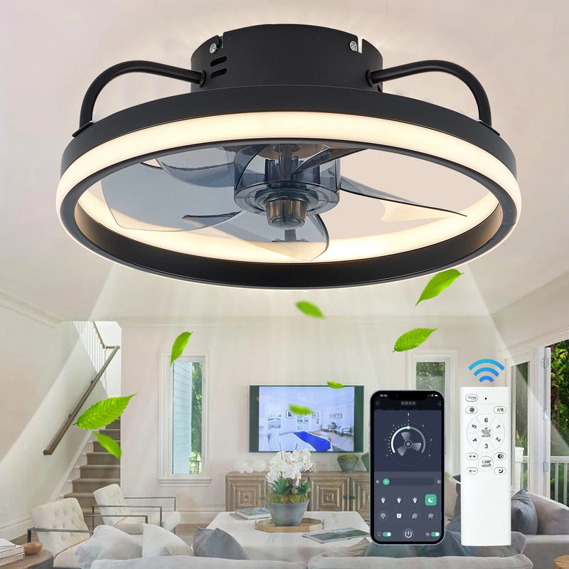 Ventilador de teto portatil com iluminação - Ventiluz Elegance
