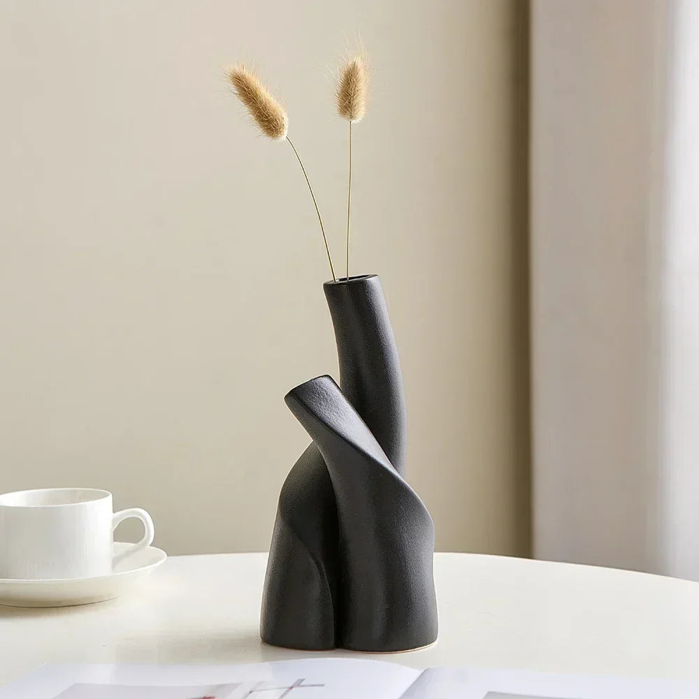 Vaso Escultura Harmonia Minimalista: A Elegância da Simplicidade