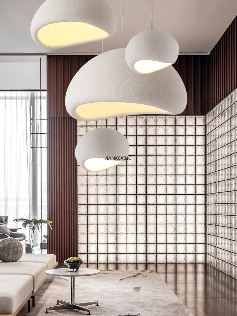 Lustre Moderno Feito à Mão - Estilo Wabi-Sabi Japonês