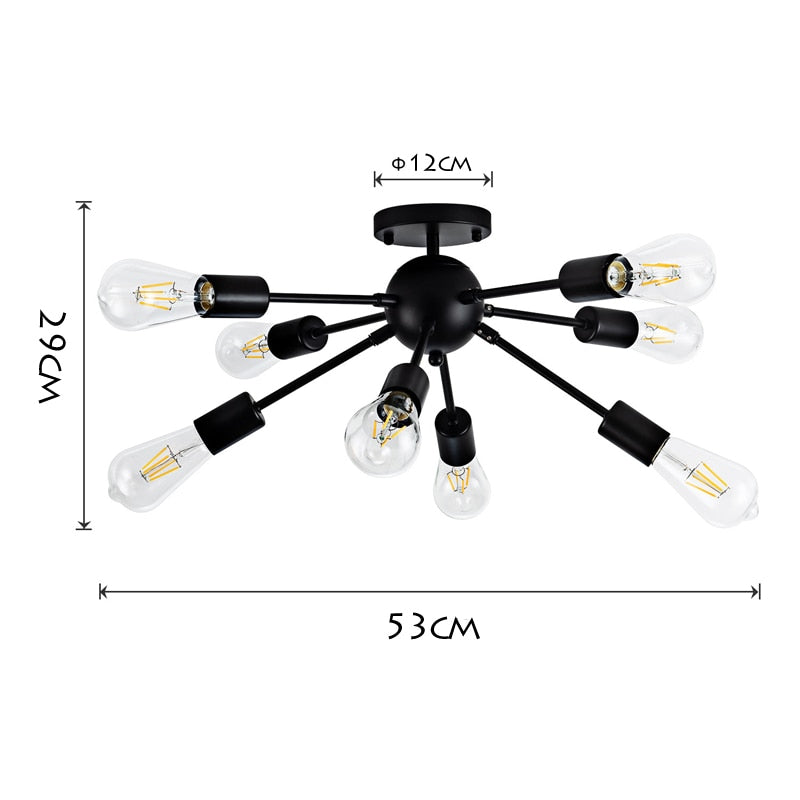 Lustre moderno com 6 spots - Constellation