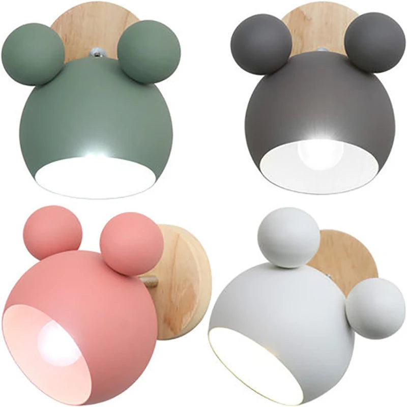 Luminária de Parede Infantil - Nordic Mickey