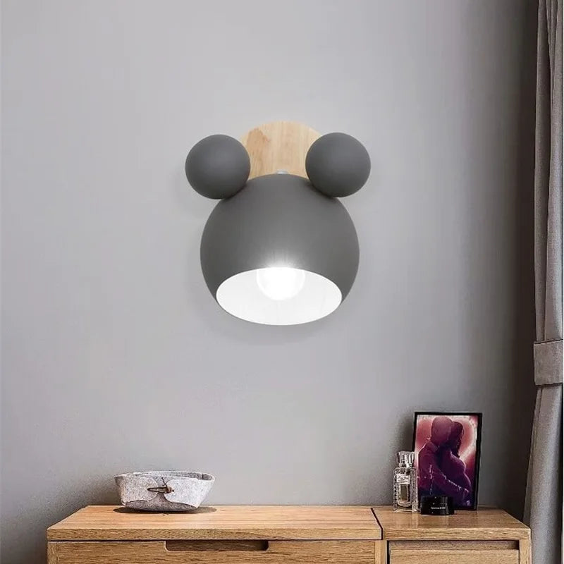 Luminária de Parede Infantil - Nordic Mickey