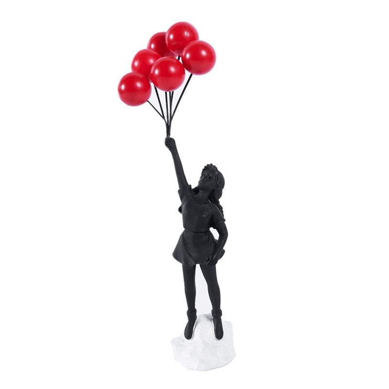 Estátua Decorativa - Balão Voador