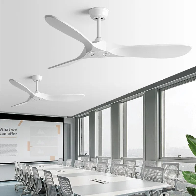 Ventilador de teto moderno Estilo Industrial com controle remoto - ZenithBreeze UrbanWind