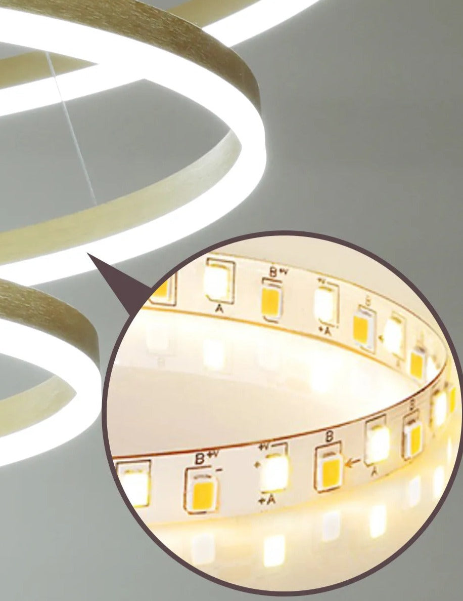 Lustre Pendente Circular em Led com controle remoto - Nordic Europe LUX