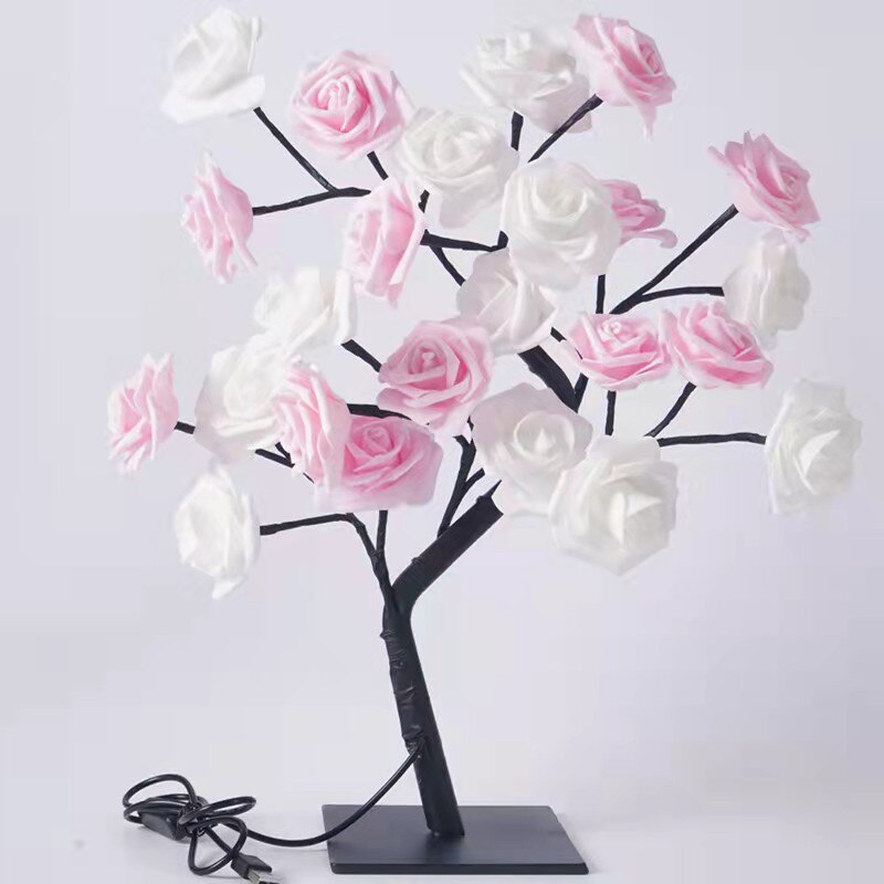 Luminária decorativa - Magic rose tree