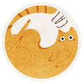 Tapete Decorativo Infantil redondo animais - Coleção Fofura Animal