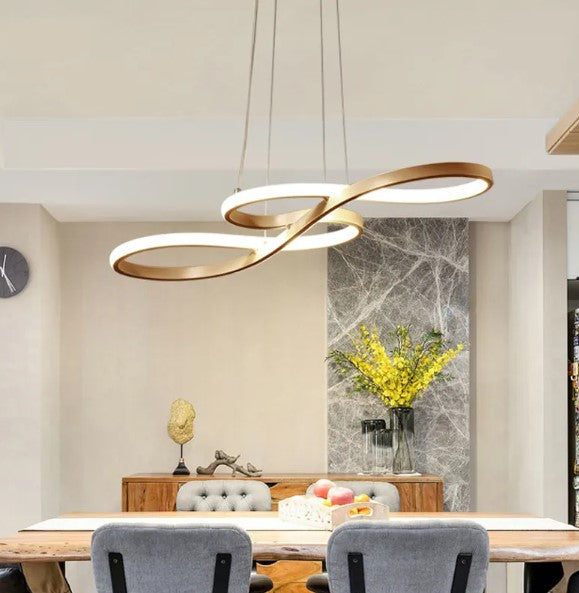 Lustre Pendente moderno LED com controle remoto - Infinity