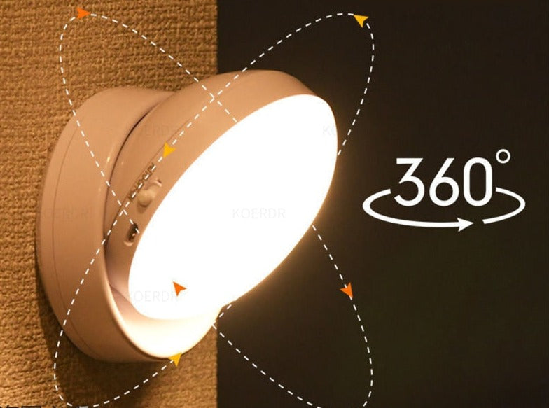 Luminária LED Inteligente com sensor de presença e base magnética - MotionSense Light