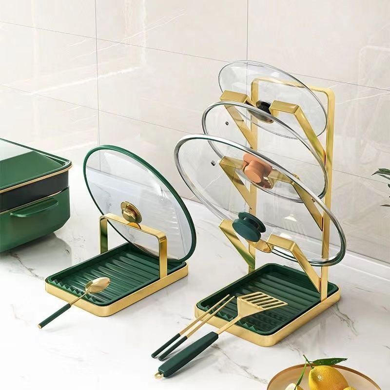 Suporte organizador de tampas para pia Gold Kitchen Collection