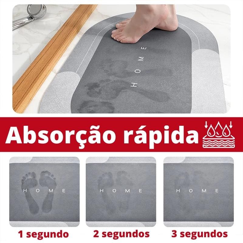 Tapete para Banheiro Antiderrapante Absorvente Premium -  SpaSense AbsorbMat